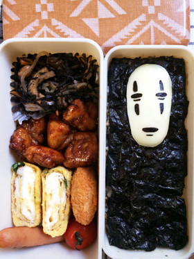 キャラ弁 カオナシ